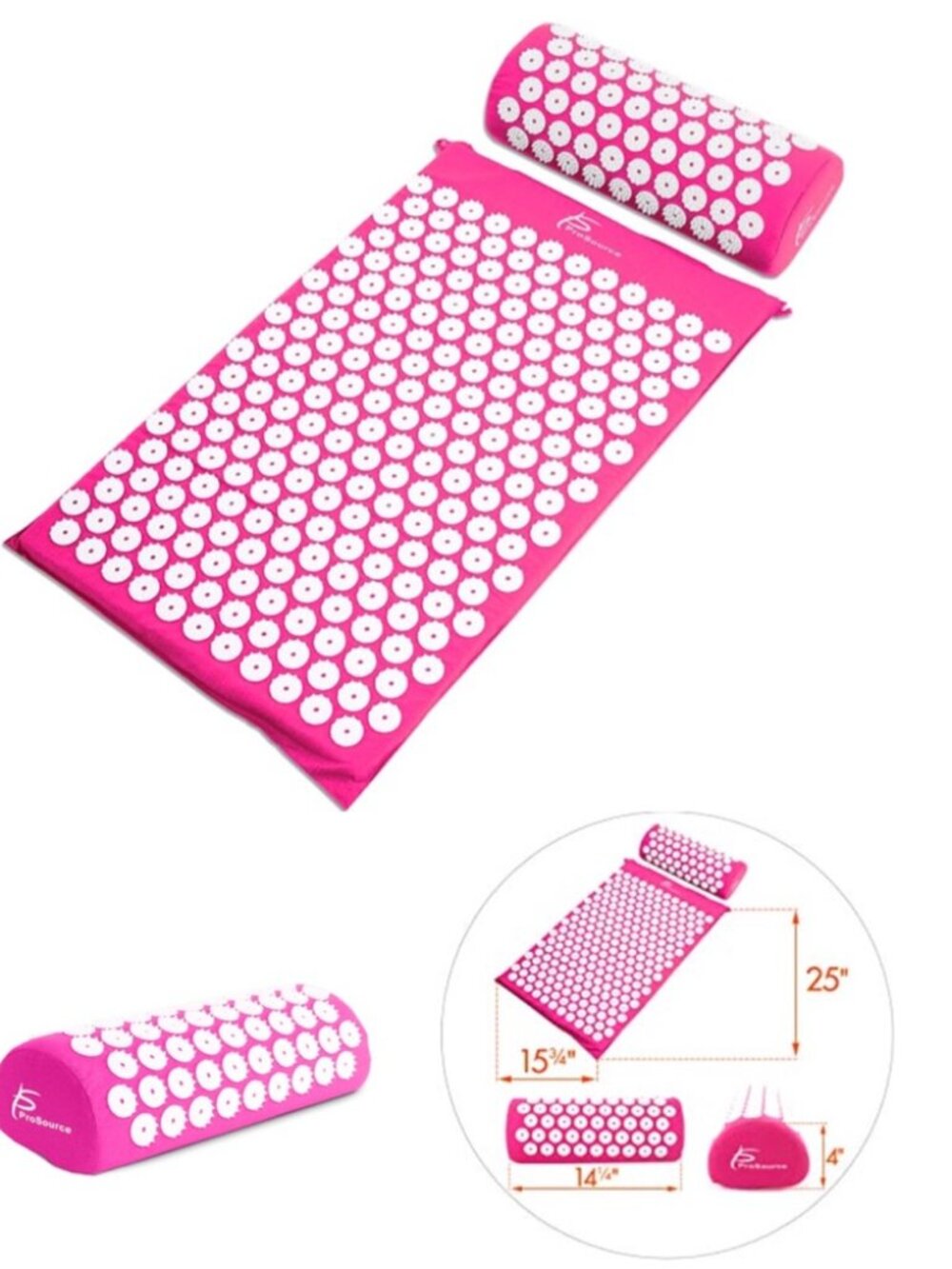 Prosource Acupressure Mat and Pillow Set
